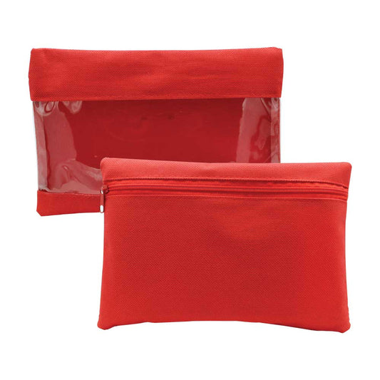 Zipper Pouch with Transparent Window ( “Your Brand • Your Print • Your Style.” ) All printing available