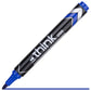 Deli Think U100 Permanent Marker – Bullet 1.5 mm, BLUE, 12 pcs