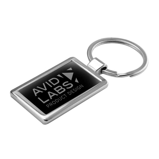 Rectangular Metal Keychains ( “Your Brand • Your Print • Your Style.” ) All printing available