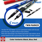 Pilot SCA-TM Twin Marker – Pack of 12 BLUE