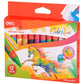 DELI WAX CRAYON C20900 12 COLOR IN A BOX
