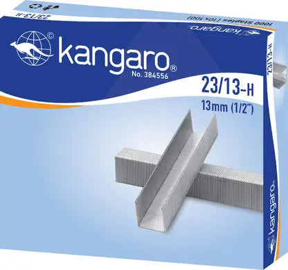 Kangaro 23/13‑H staples (23 mm crown × 13 mm leg):