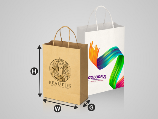 Kraft Shopping Bag (Brown Virgin) (2000PCS)