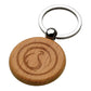Round Wooden Keychains ( “Your Brand • Your Print • Your Style.” ) All printing available
