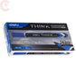 Deli Think U100 Permanent Marker – Bullet 1.5 mm, BLUE, 12 pcs