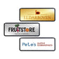 Reusable Name Badges ( “Your Brand • Your Print • Your Style.” ) All printing available