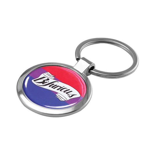 Round Metal Key Holders ( “Your Brand • Your Print • Your Style.” ) All printing available